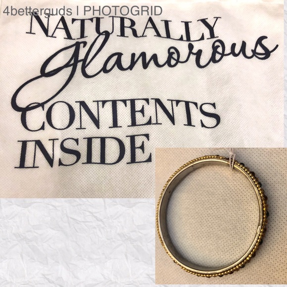 RARE Kate Spade Gold Gems Cubic Zirconia Elegant Edge Bangle Bracelet Petite New - Picture 3 of 16